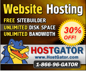 Hostgator 30% discount bonus!